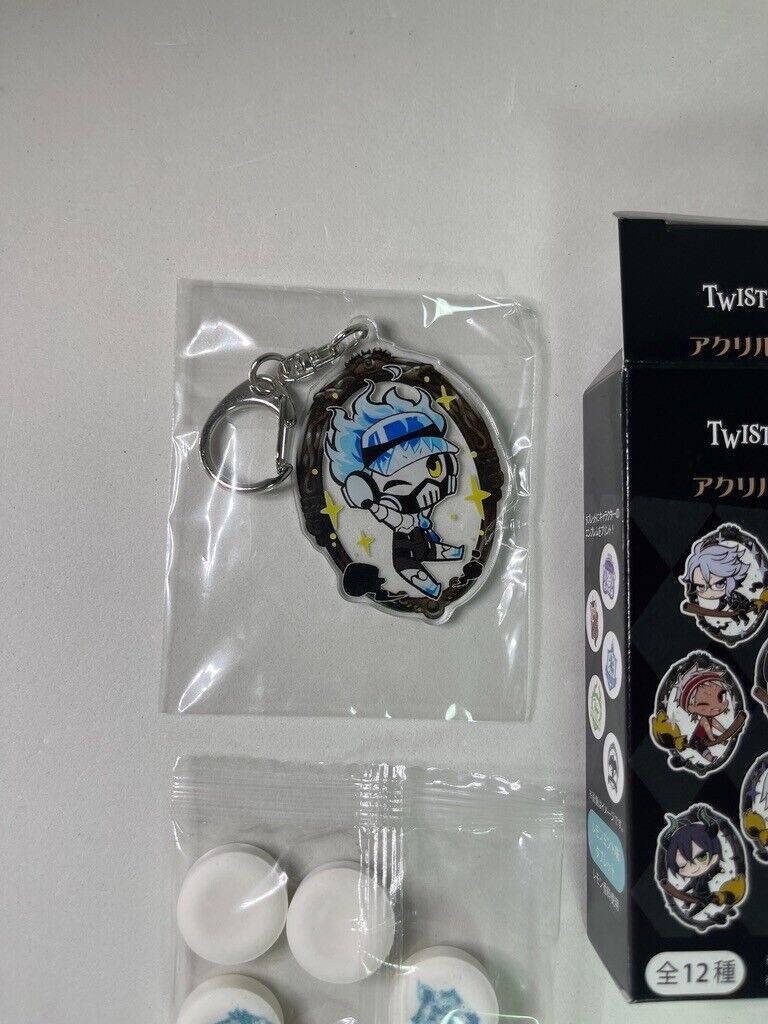 Twisted Wonderland Gym Acrylic KeyChain Charm Candy Ignihyde Ortho Shroud