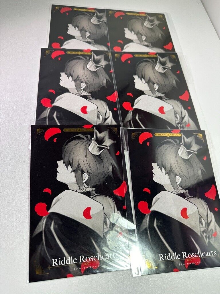 Twisted Wonderland Heartslabyul Riddle Rosehearts Countdown Postcard Set