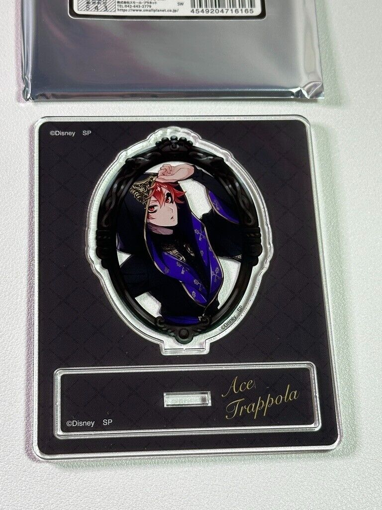 Twisted Wonderland Trinket Heartslabyul Ace Trappola Acrylic Stand Black