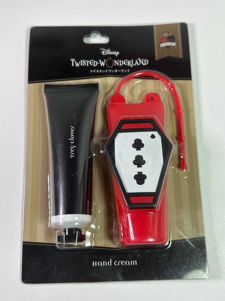 Twisted Wonderland Heartslabyul Hand Cream and Accessory Trey Clover