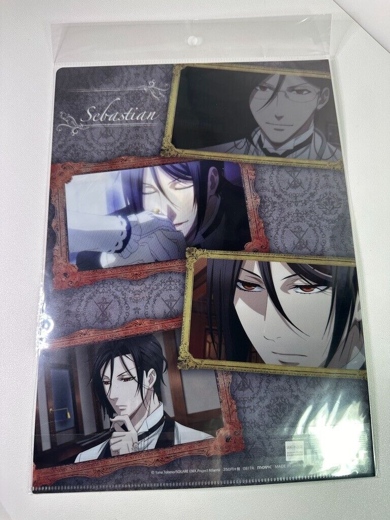 Black Butler  Kuroshitsuji Clear File Sebastian Ciel Grell