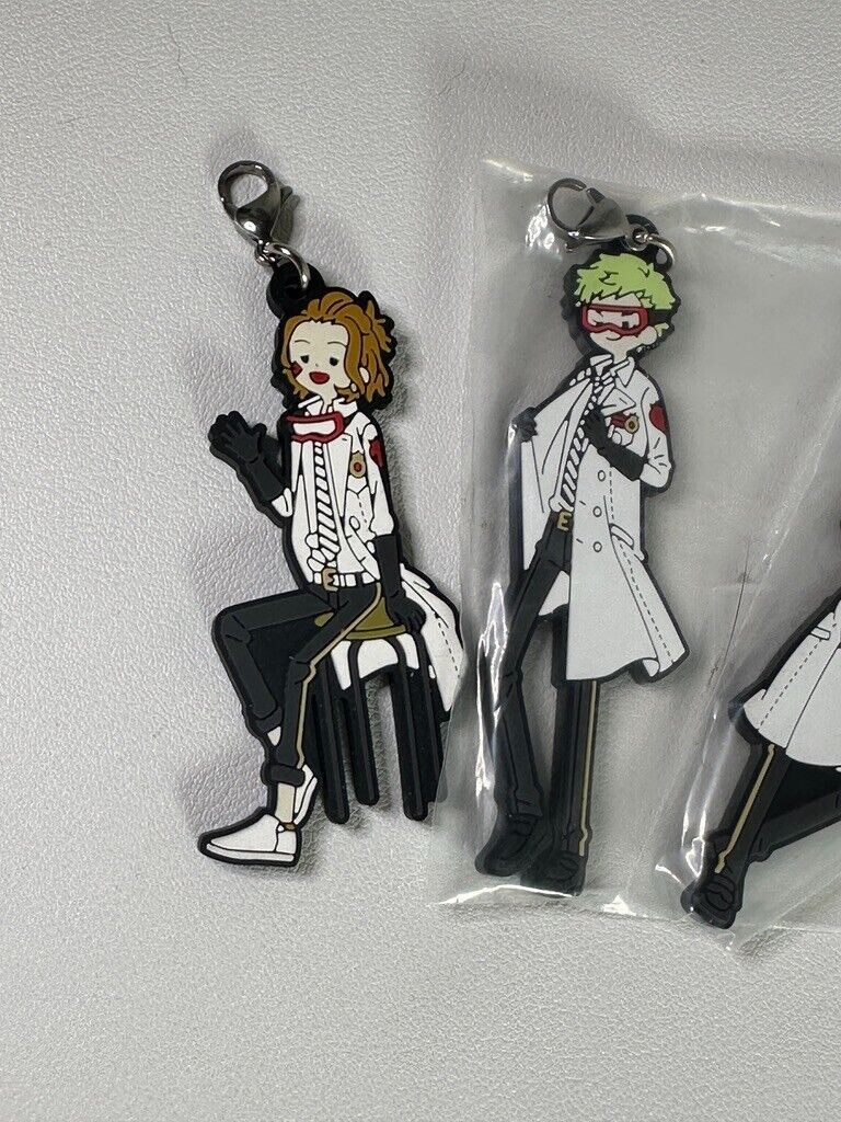 Twisted Wonderland Heartslabyul Cater Trey Deuce Experimental Rubber Charm Set