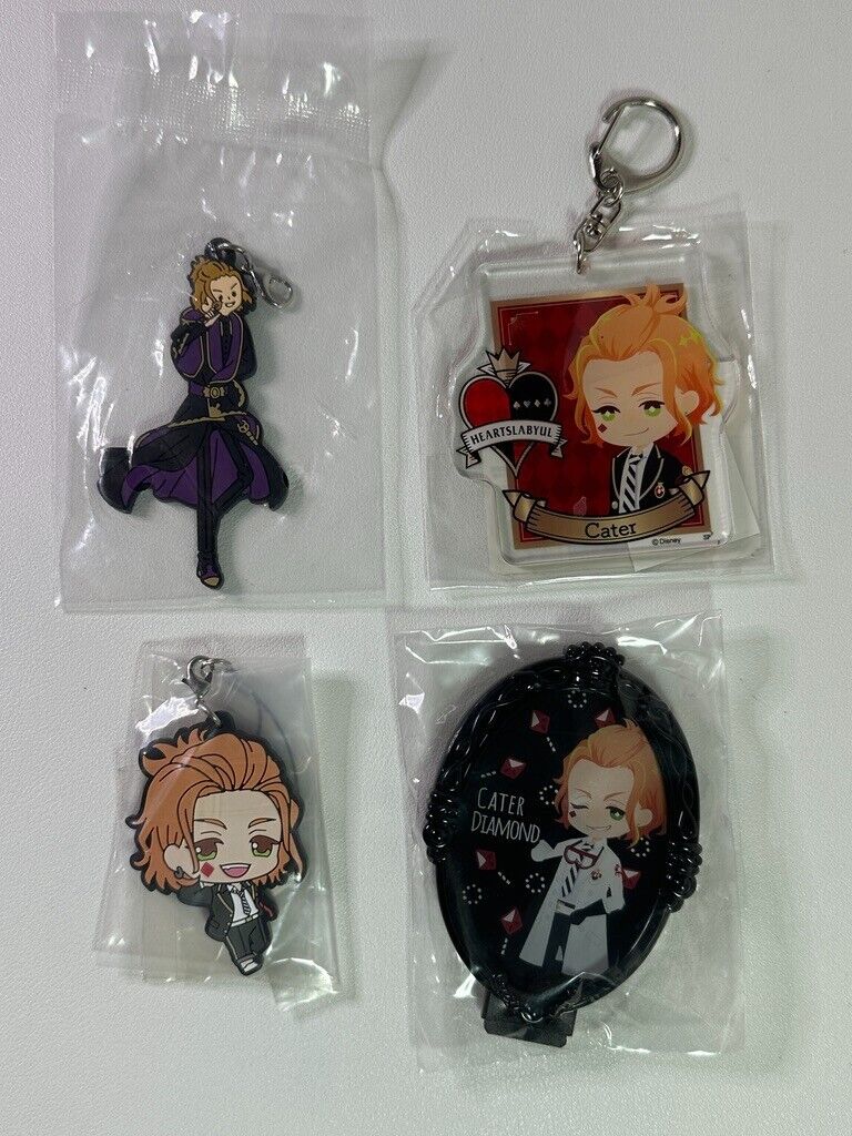 Twisted Wonderland Heartslabyul Cater Diamond Acrylic Stand Ruber Charm Set