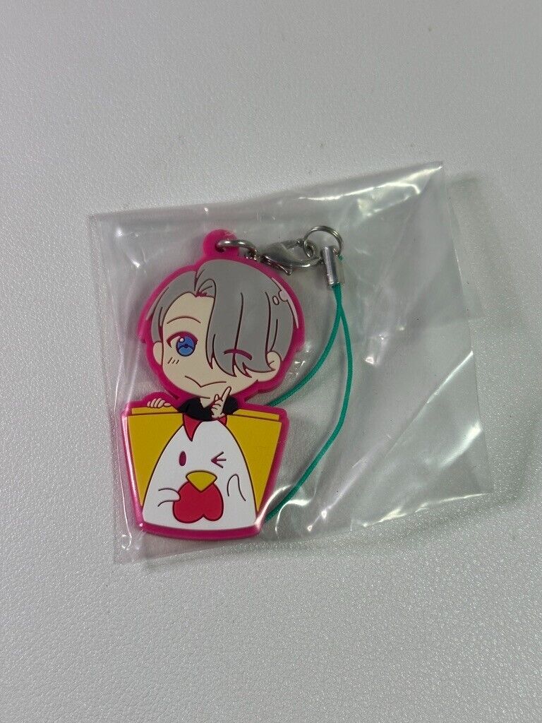 Yuri On Ice Lawsons Chicken Collab Rubber Charm Victor Nikiforov