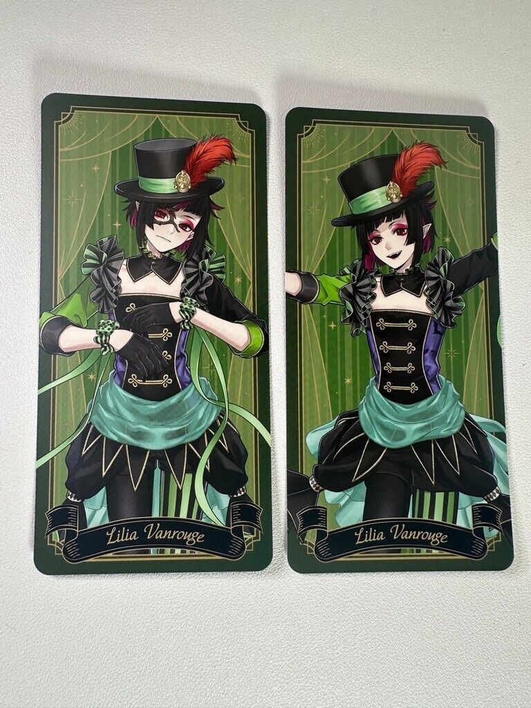 Twisted Wonderland Playful Land Stage Card Diasomnia Lilia Vanrouge 1 & 2