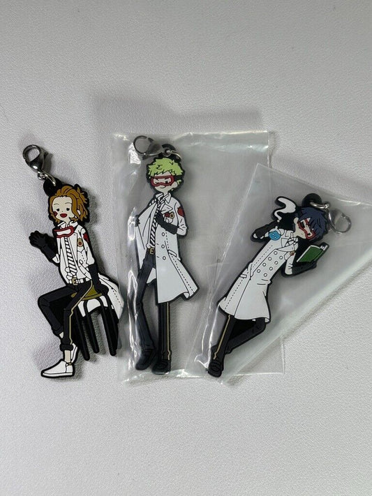 Twisted Wonderland Heartslabyul Cater Trey Deuce Experimental Rubber Charm Set