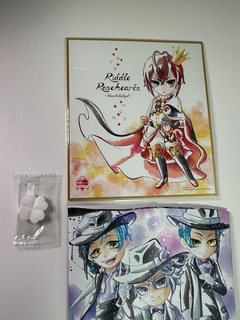 Twisted Wonderland Shikishi Board With Candy Heartslabyul Riddle Rosehearts