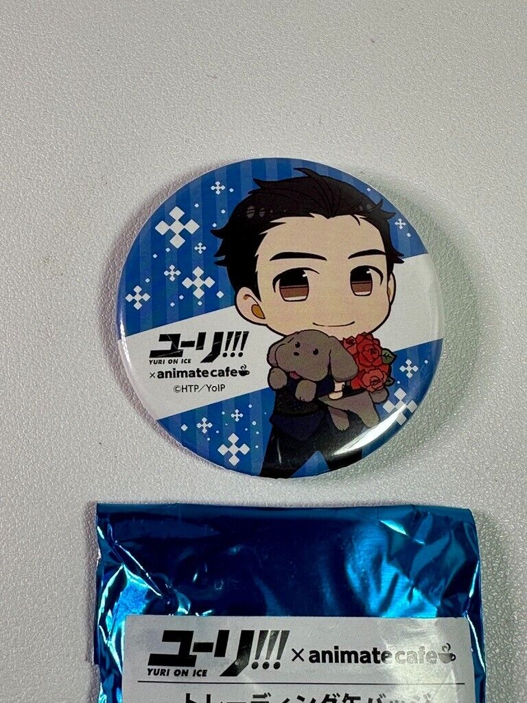 Yuri On Ice Animate Cafe Can Badge Yuri Katsuki