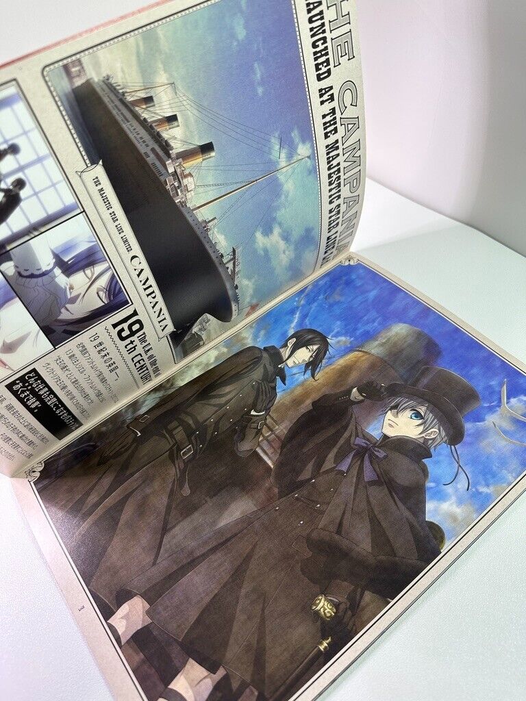 Black Butler Kuroshitsuji Book Of The Atlantic 2017 Companion Art Book Ciel