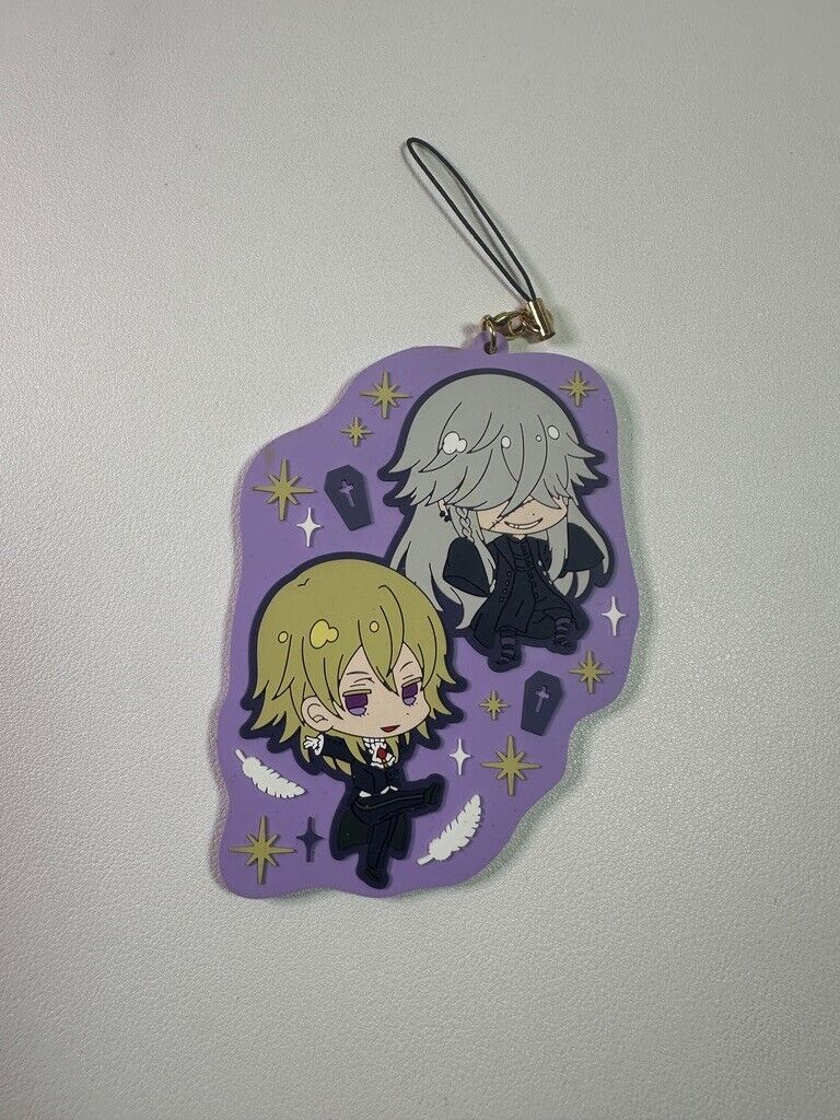 Black Butler Kuroshitsuji Trinket Rubber Charm Undertaker Edward Midford