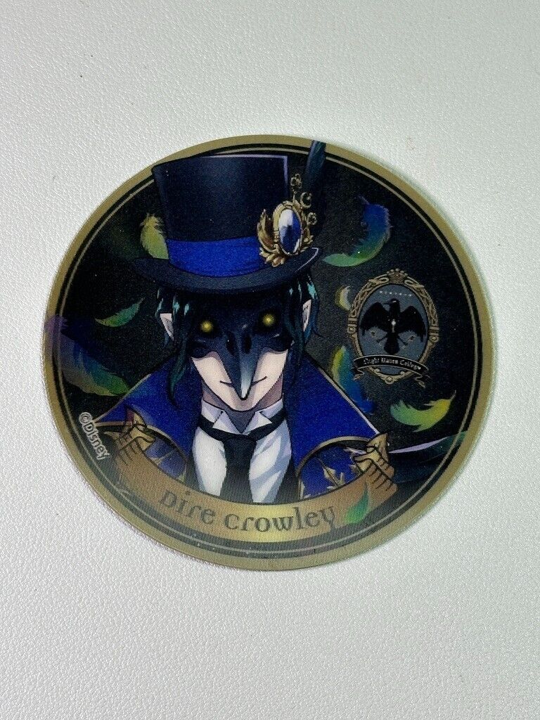 Twisted Wonderland Trinket Night Raven College Dire Crowley Holographic Coaster