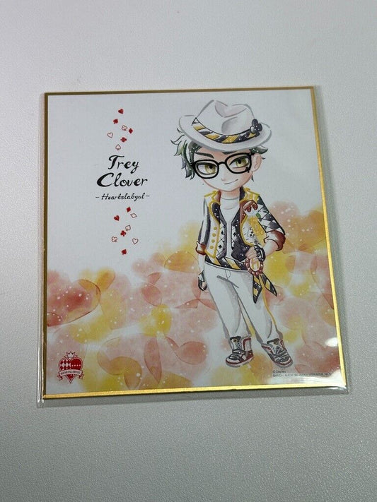 Twisted Wonderland Shikishi Board Heartslabyul Trey Clover Dormitory Chibi