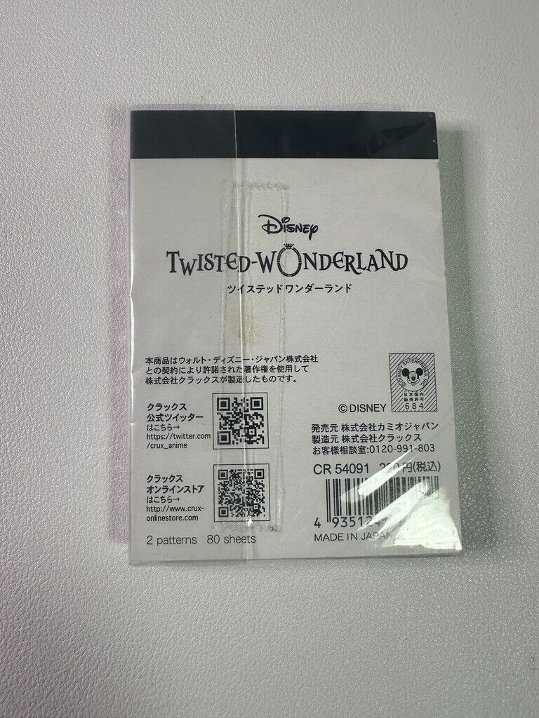 Twisted Wonderland Trinket Mini Notepad Night Raven College Divus Grim Dire