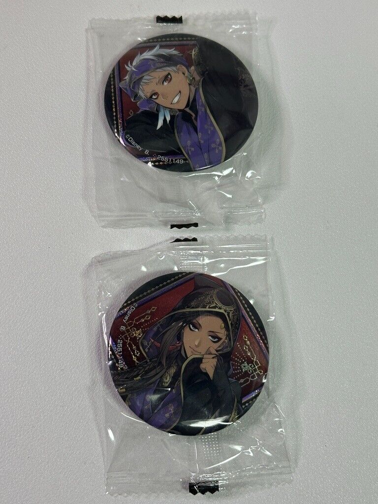 Twisted Wonderland Scarabia Can Badge Set Kalim AlAsim Jamil Viper