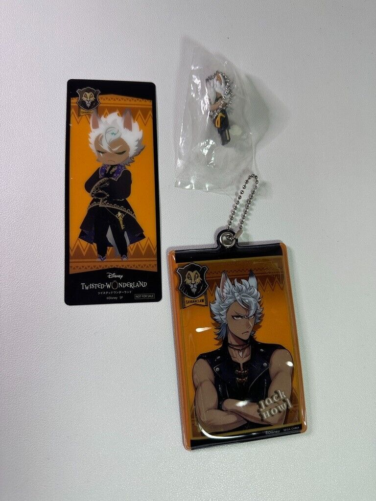 Twisted Wonderland Savanaclaw Jack Howl Bookmark Mascot Card Holder AS IS