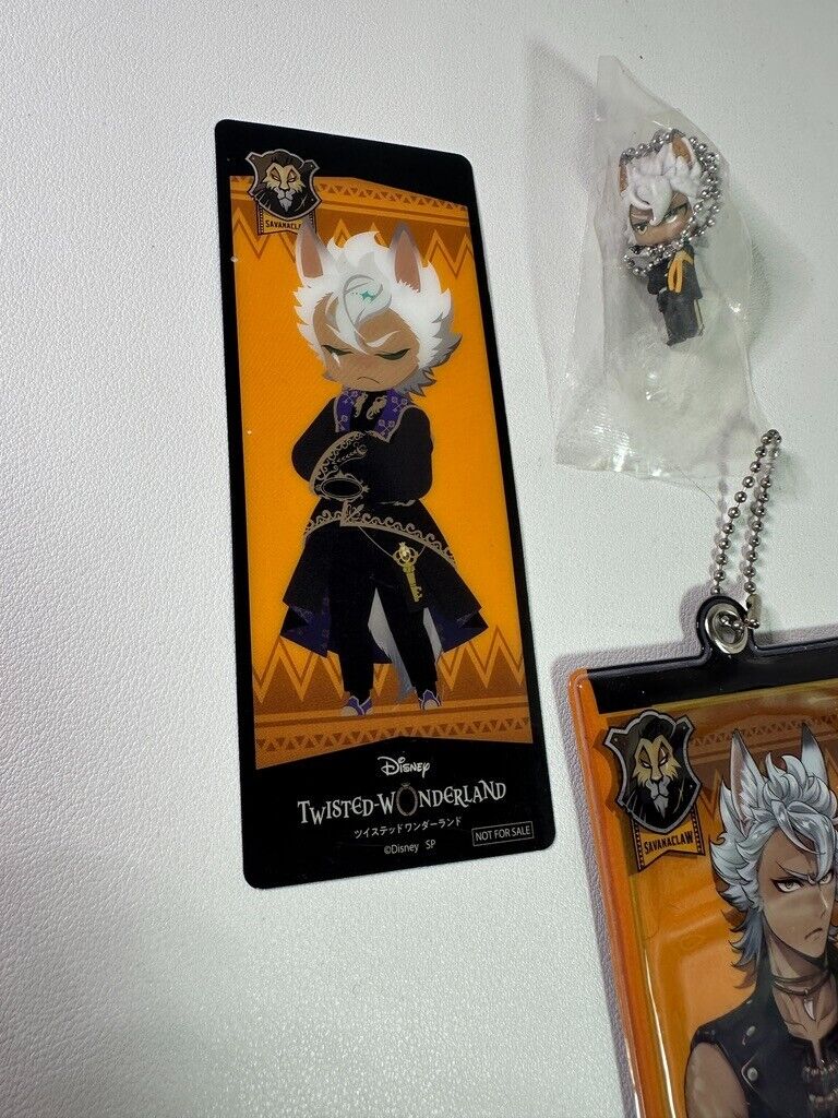 Twisted Wonderland Savanaclaw Jack Howl Bookmark Mascot Card Holder AS IS