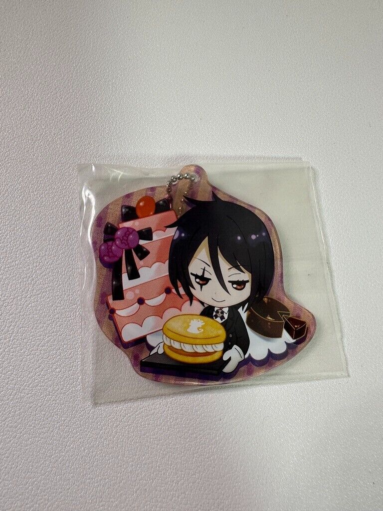 Black Butler  Sebastian Michaels Book of Circus Prize Acrylic Charm New