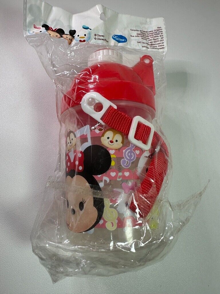 Disney Tsum Tsum Travel Cup Set Toy Story Minnie Lilo Dumbo Eeyore Red