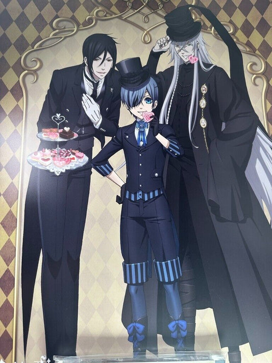 Black Butler Kuroshitsuji Poster Yana Taboso Ciel Sebastian Undertaker