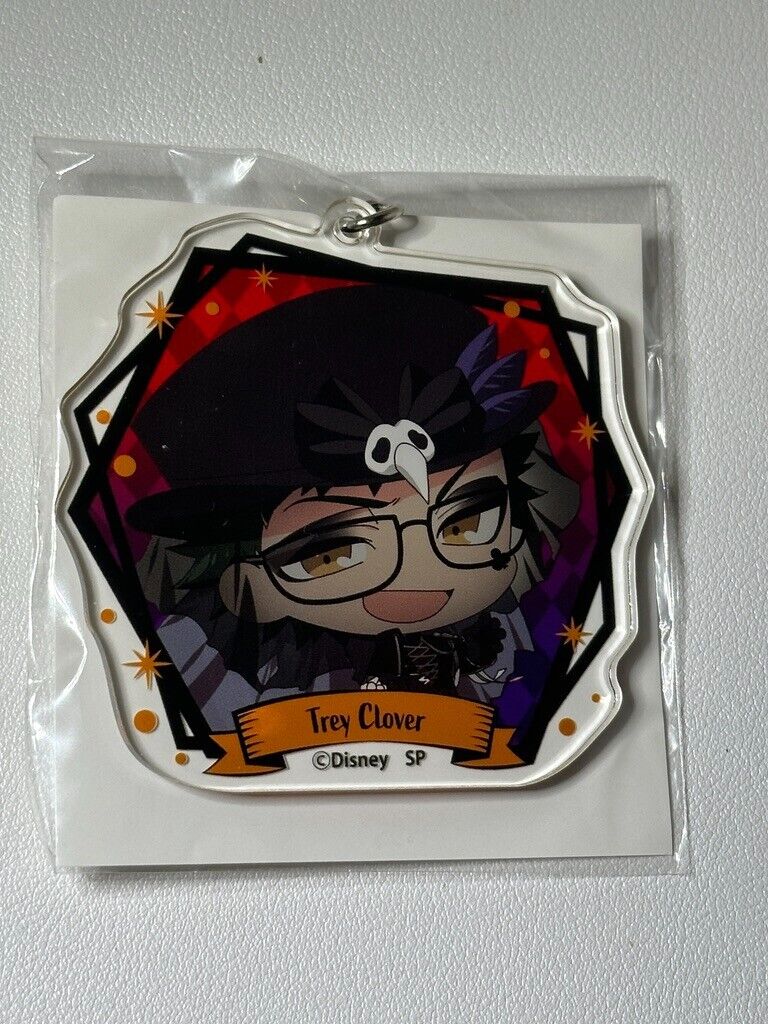 Twisted Wonderland Scary Dress Acrylic Charm Heartslabyul Trey Clover