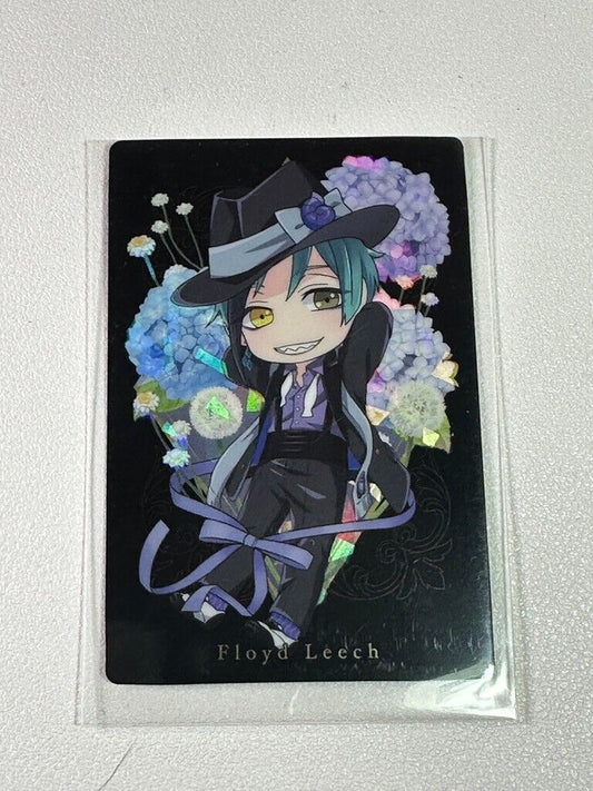 Twisted Wonderland Trinket Octavinelle Floyd Leech Chibi Card