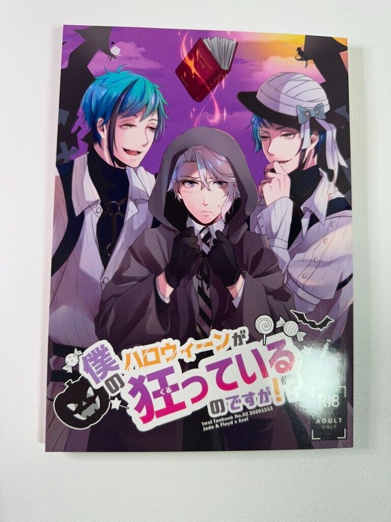 Twisted Wonderland Japanese Doujinshi Yaoi Octavinelle Halloween Is Crazy Jade