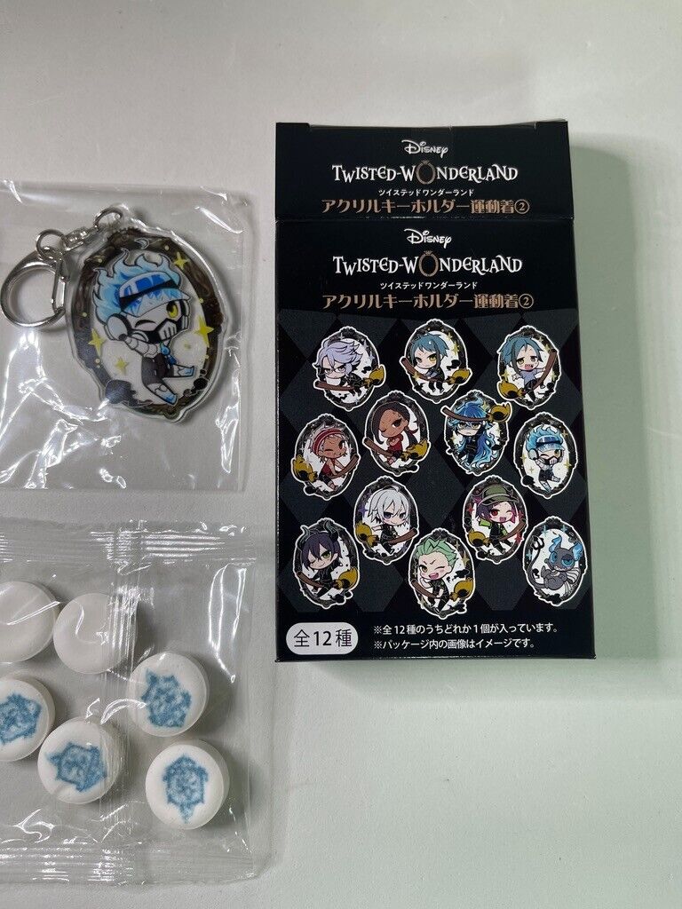 Twisted Wonderland Gym Acrylic KeyChain Charm Candy Ignihyde Ortho Shroud